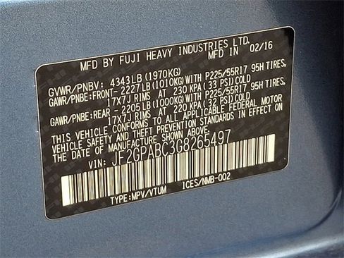 Used 2016 Subaru Crosstrek 2.0i Premium w/ Moonroof Package image 28