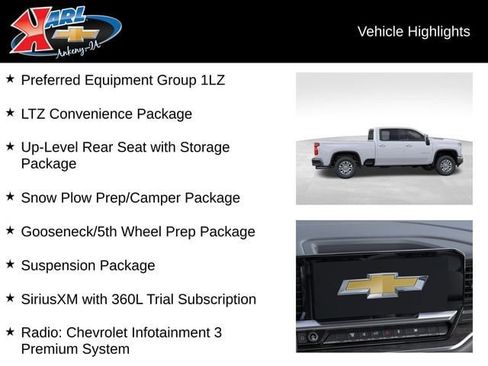 New 2026 Chevrolet Silverado 3500 LTZ w/ LTZ Convenience Package AWD/4WD image 3