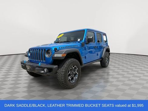 Used 2022 Jeep Wrangler Unlimited Rubicon 4xe w/ Steel Bumper Group AWD/4WD image 4