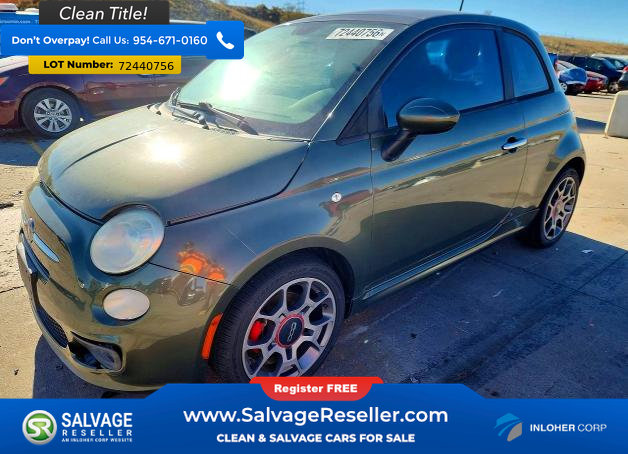 Used 2012 FIAT 500 Sport w/ Safety & Convenience Pkg FWD image 1