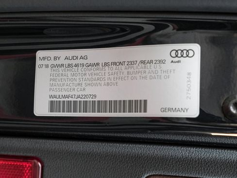 Used 2018 Audi A4 2.0T Ultra Premium Plus w/ Premium Plus Package image 59