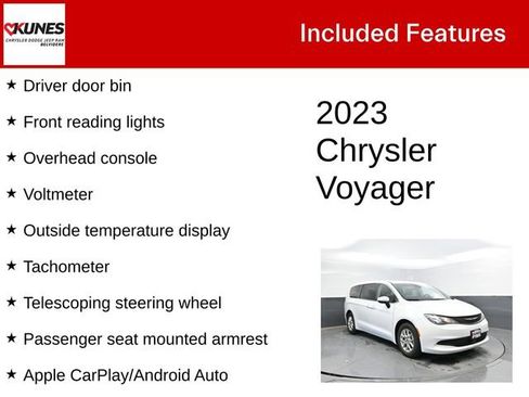 Used 2023 Chrysler Voyager LX FWD image 4