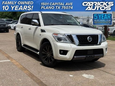 Used 2019 Nissan Armada Platinum w/ Captain's Chairs Package RWD image 1