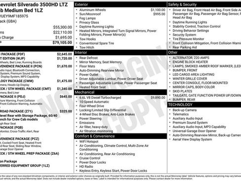 Used 2021 Chevrolet Silverado 3500 LTZ w/ LTZ Plus Package image 13