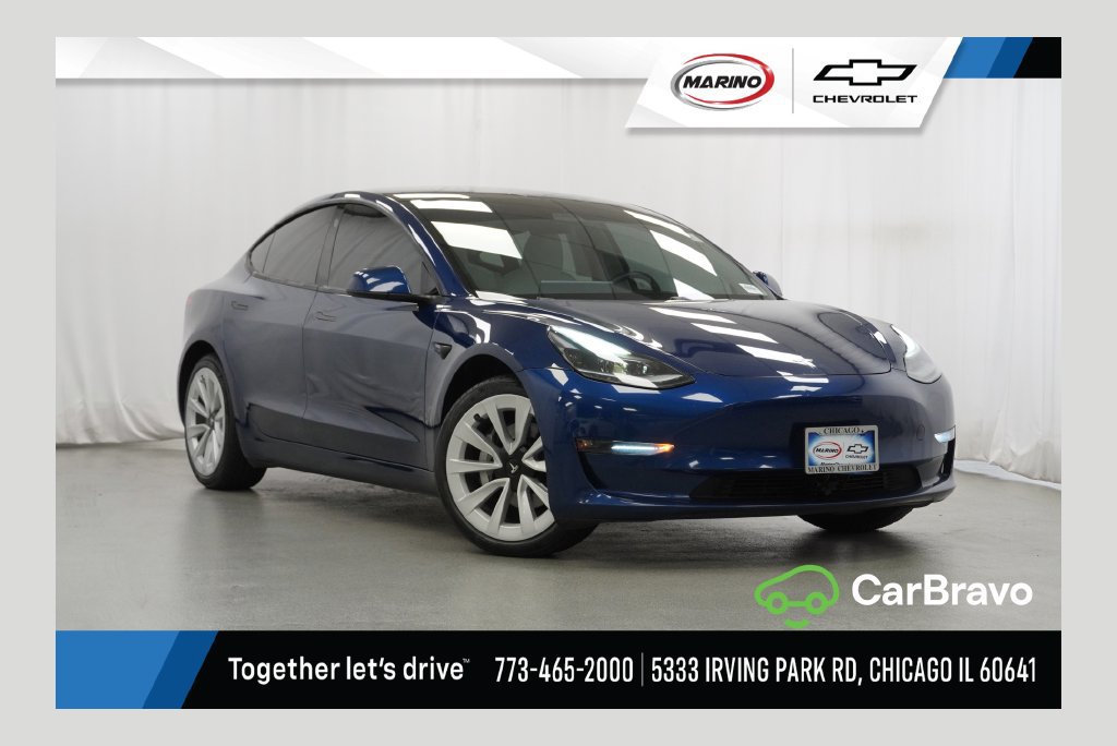 Used 2021 Tesla Model 3 Long Range AWD/4WD image 1