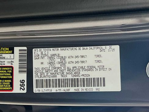 New 2026 Toyota Tacoma SR5 image 20