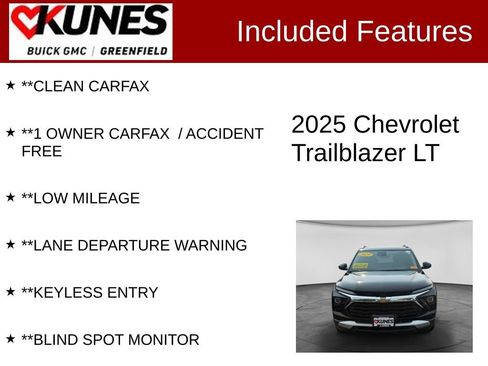Used 2025 Chevrolet TrailBlazer LT AWD/4WD image 3