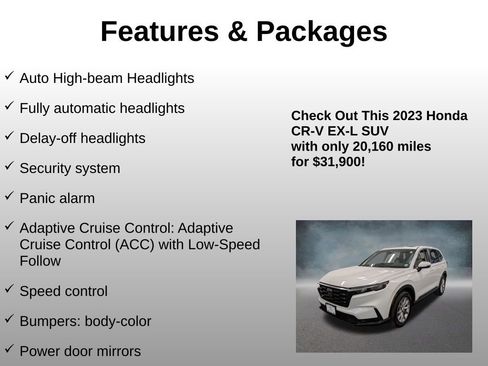 Certified 2023 Honda CR-V EX-L image 20