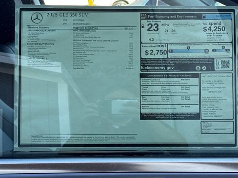 New 2025 Mercedes-Benz GLE 350 4MATIC image 30