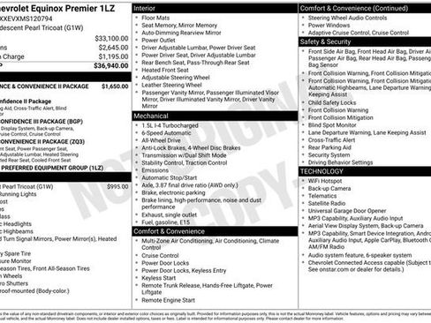 Used 2021 Chevrolet Equinox Premier AWD/4WD image 5