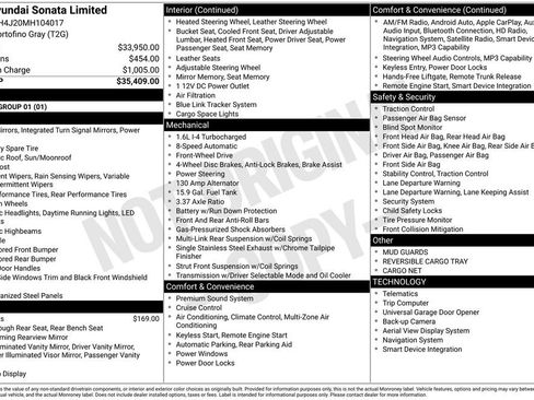 Used 2021 Hyundai Sonata Limited FWD image 7