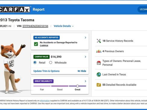 Used 2013 Toyota Tacoma 4x4 Regular Cab image 9
