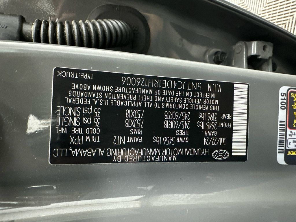 Certified 2024 Hyundai Santa Cruz SEL w/ Activity Package FWD image 34