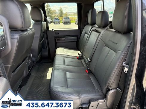 Used 2015 Ford F350 Platinum w/ FX4 Off-Road Package AWD/4WD image 32