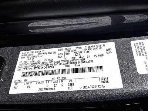 Used 2023 Ford F150 Lariat AWD/4WD image 44