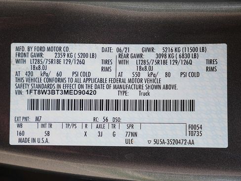 Used 2021 Ford F350 Lariat AWD/4WD image 82