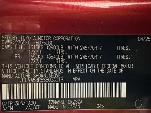 Used 2025 Toyota 4Runner SR5 image 11