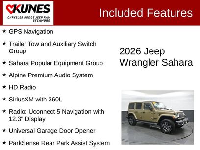 New 2026 Jeep Wrangler Unlimited Sahara