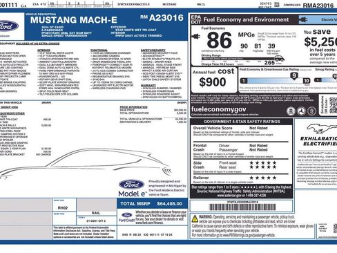 Certified 2024 Ford Mustang Mach-E GT AWD/4WD image 12