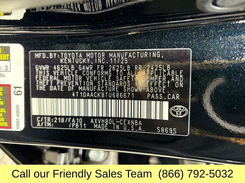 New 2026 Toyota Camry LE w/ Convenience Package image 27