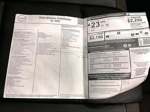 New 2026 Nissan Pathfinder SL w/ SL Premium Package AWD/4WD image 44