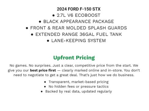 Certified 2024 Ford F150 STX w/ STX Black Appearance Package AWD/4WD image 2