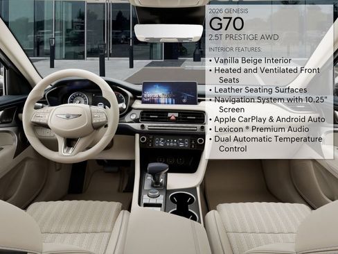 New 2026 Genesis G70 2.5T Prestige image 17