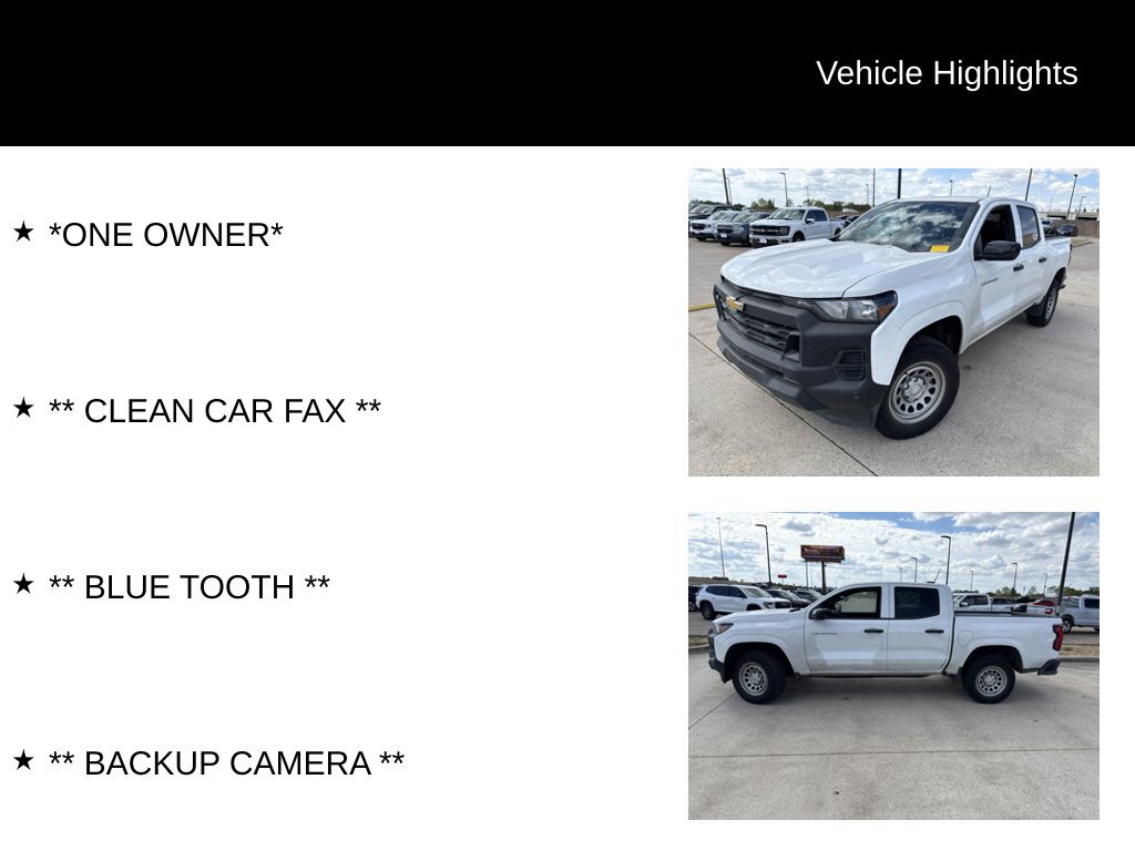 Used 2024 Chevrolet Colorado W/T w/ Safety Package RWD image 4