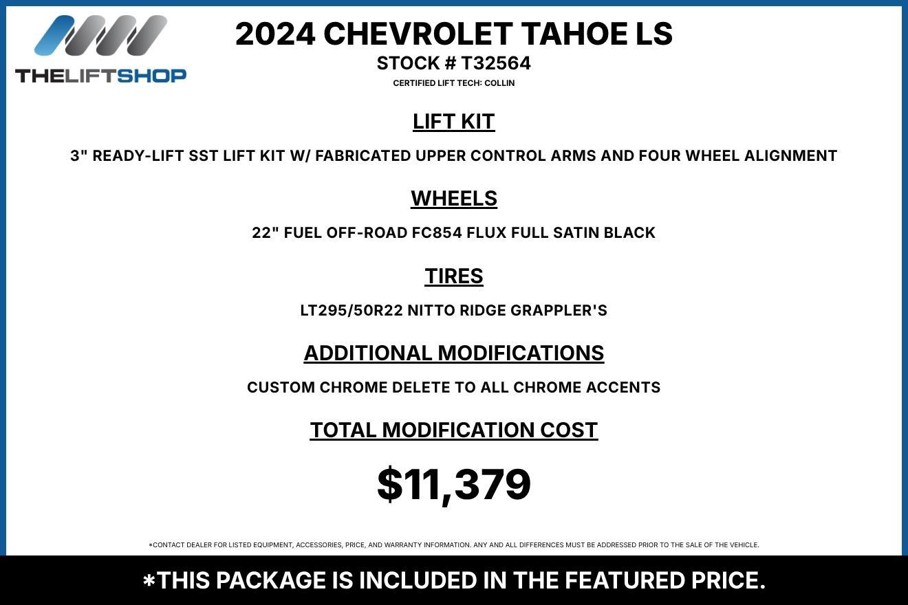 Used 2024 Chevrolet Tahoe LS w/ Driver Alert Package RWD image 2