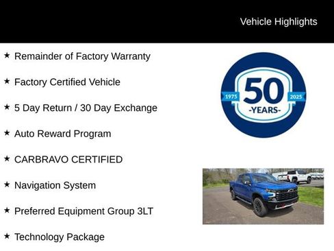 Certified 2023 Chevrolet Silverado 1500 ZR2 w/ Technology Package image 5