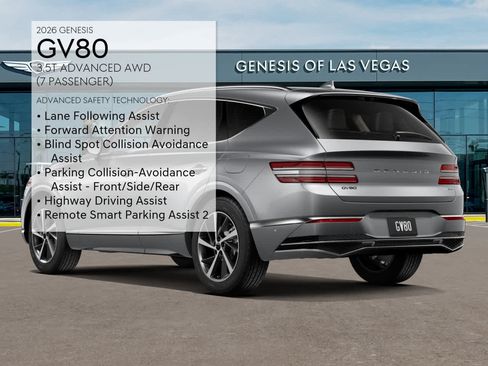 New 2026 Genesis GV80 3.5T Advanced AWD/4WD image 7