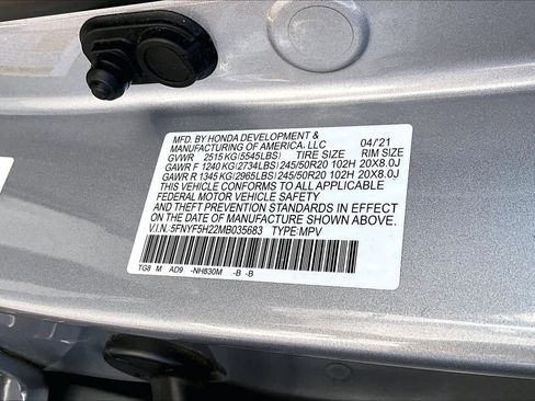 Used 2021 Honda Pilot Special Edition image 35