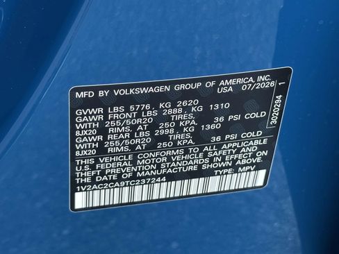 New 2026 Volkswagen Atlas Cross Sport SEL R-Line AWD/4WD image 16