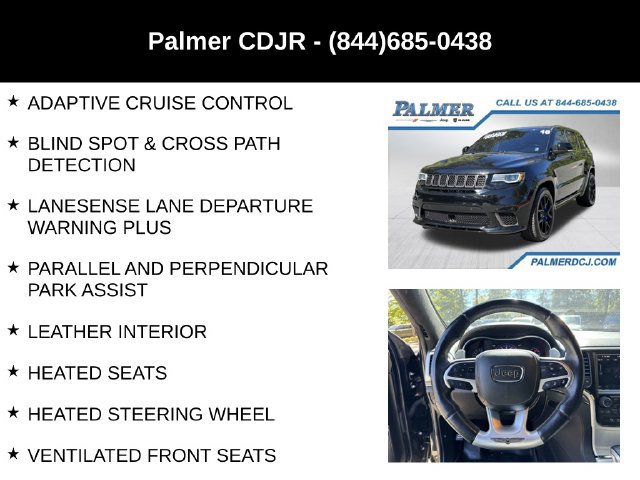 Used 2018 Jeep Grand Cherokee Trackhawk AWD/4WD image 12
