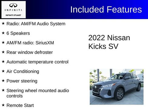 Used 2022 Nissan Kicks SV image 2