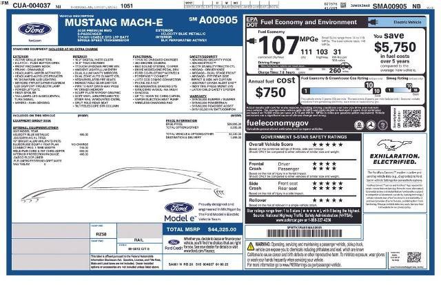 Certified 2025 Ford Mustang Mach-E Premium RWD image 2