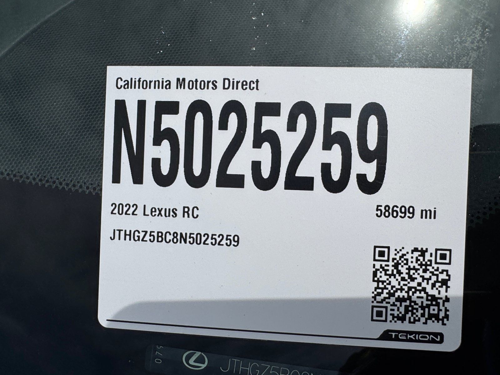 Used 2022 Lexus RC 350 F Sport RWD image 17
