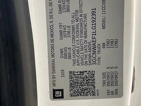 Used 2020 Chevrolet Silverado 1500 W/T w/ WT Convenience Package image 24