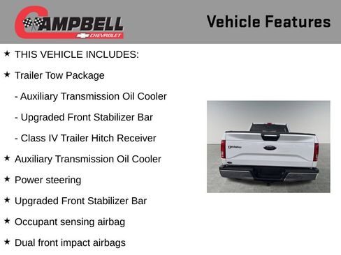 Used 2015 Ford F150 XLT w/ Equipment Group 301A Mid image 5