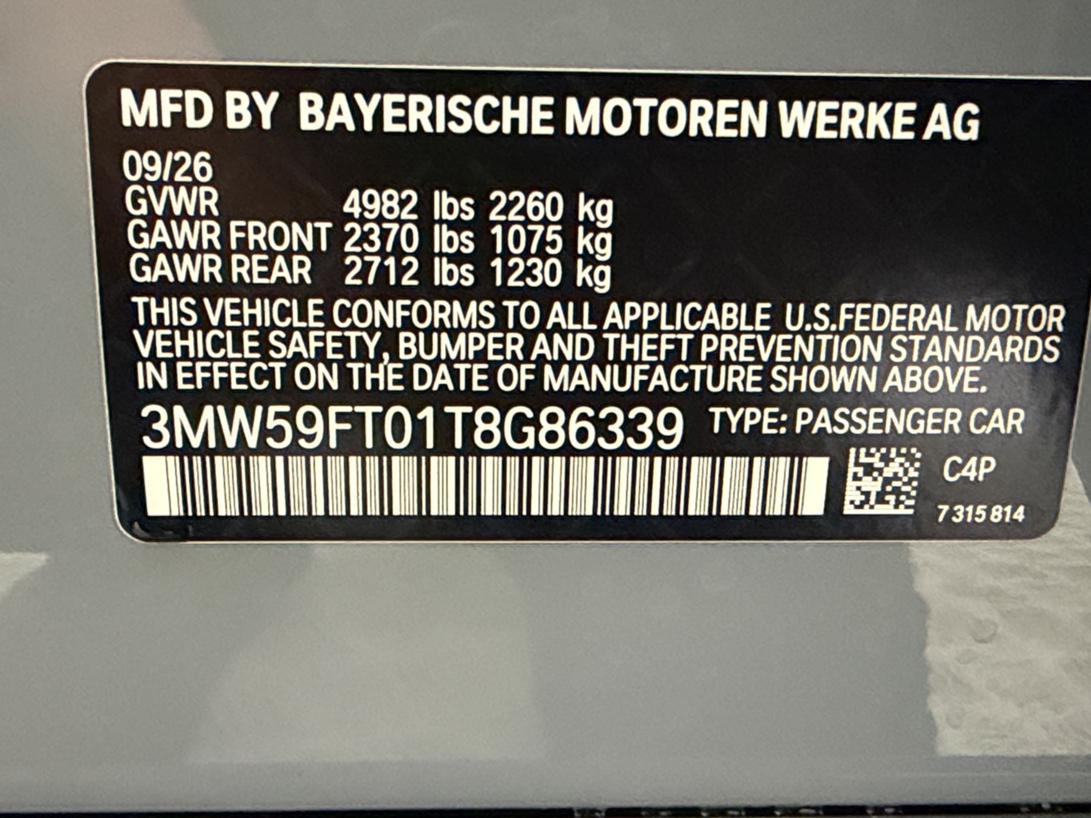 New 2026 BMW M340i w/ Premium Package RWD image 25