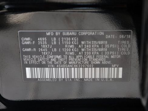 Used 2019 Subaru Outback 2.5i Limited image 43