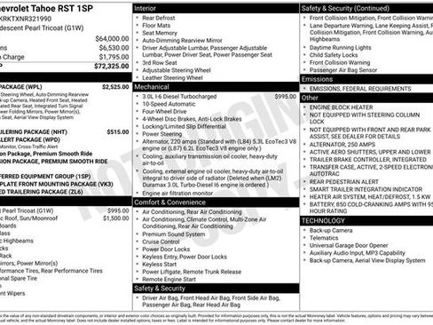 Certified 2022 Chevrolet Tahoe RST w/ Luxury Package image 6