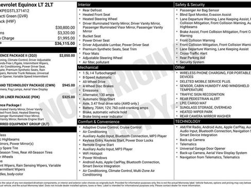 New 2026 Chevrolet Equinox LT w/ Convenience Package II AWD/4WD image 10