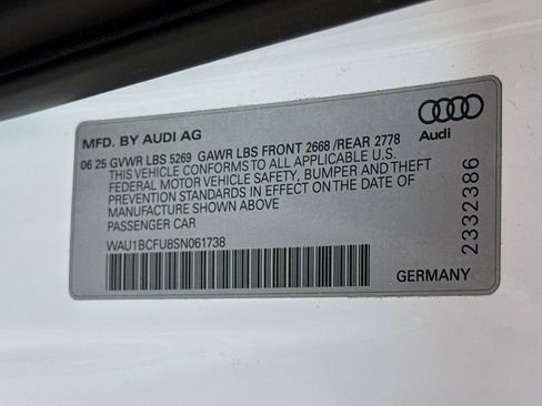 Certified 2025 Audi A5 2.0T Premium w/ Convenience Package AWD/4WD image 30