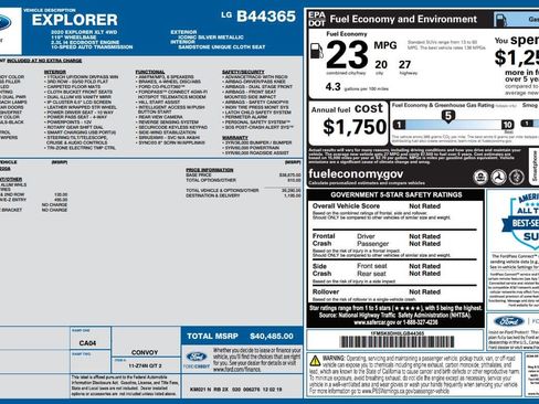 Used 2020 Ford Explorer XLT AWD/4WD image 3