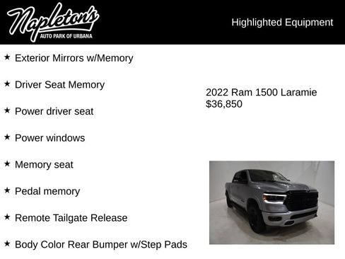 Used 2022 RAM 1500 Laramie image 16