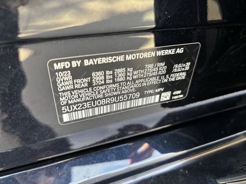 Certified 2024 BMW X5 xDrive40i w/ M Sport Package image 37