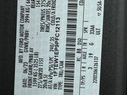 Certified 2023 Ford F150 Lariat w/ Equipment Group 502A High image 36