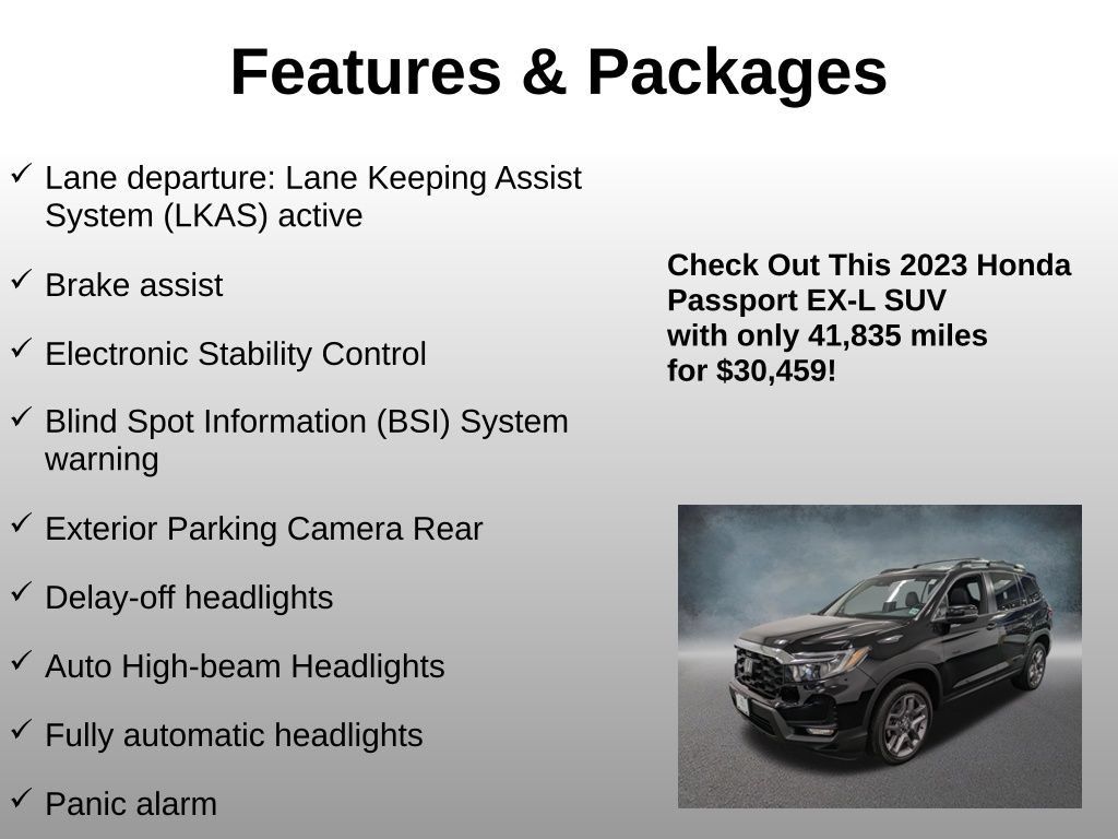 Certified 2023 Honda Passport EX-L image 20