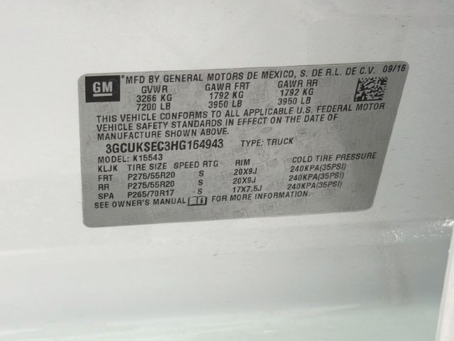 Certified 2017 Chevrolet Silverado 1500 LTZ w/ Sport Package AWD/4WD image 27